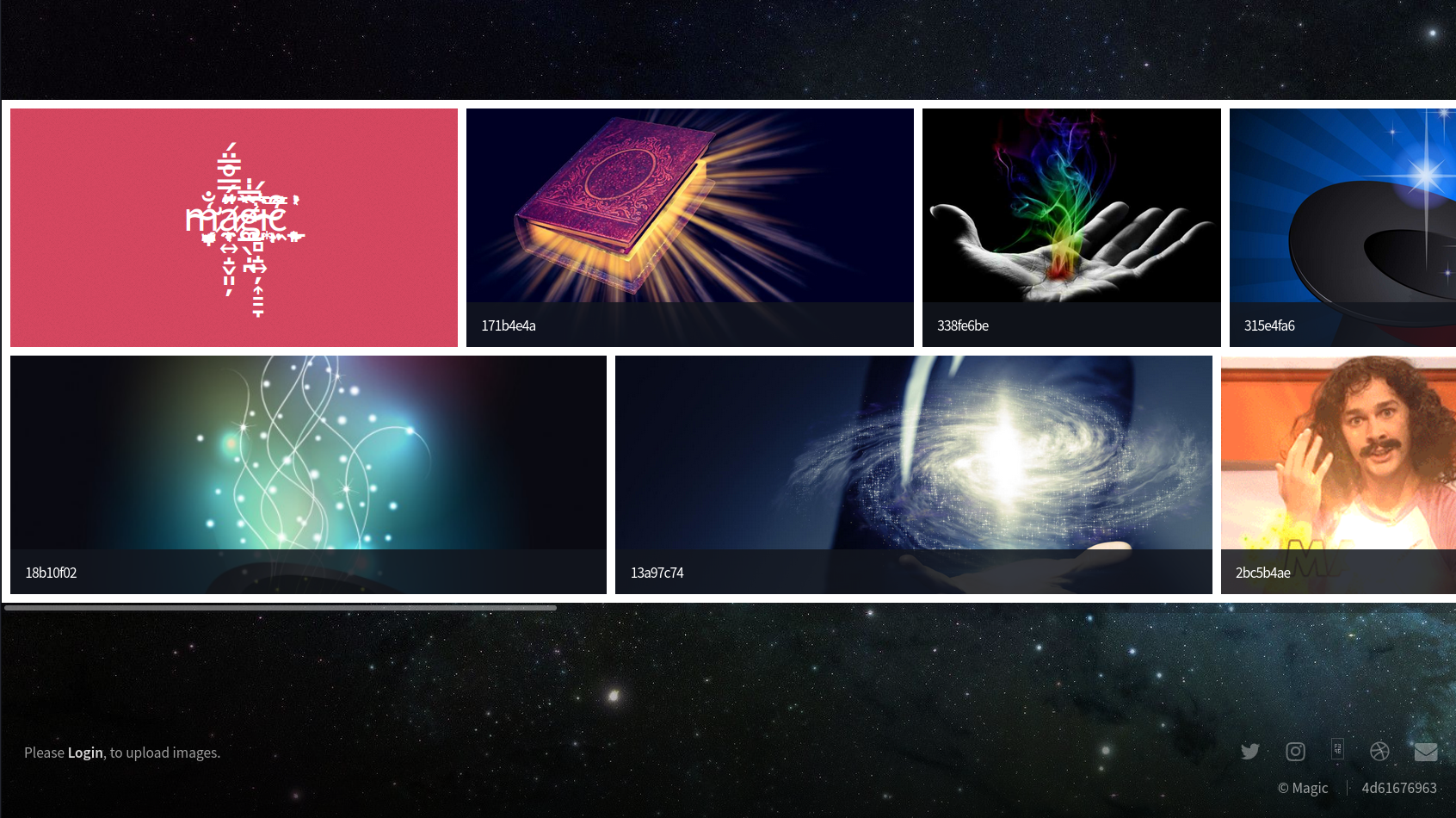 Magic home page