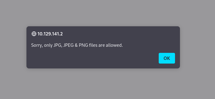 Upload error