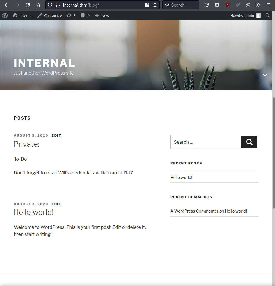 WordPress Post